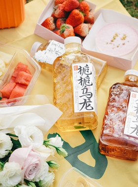 果子熟了无糖茶金桂乌龙栀栀0糖00无糖茶饮料茉莉桂花绿茶瓶装