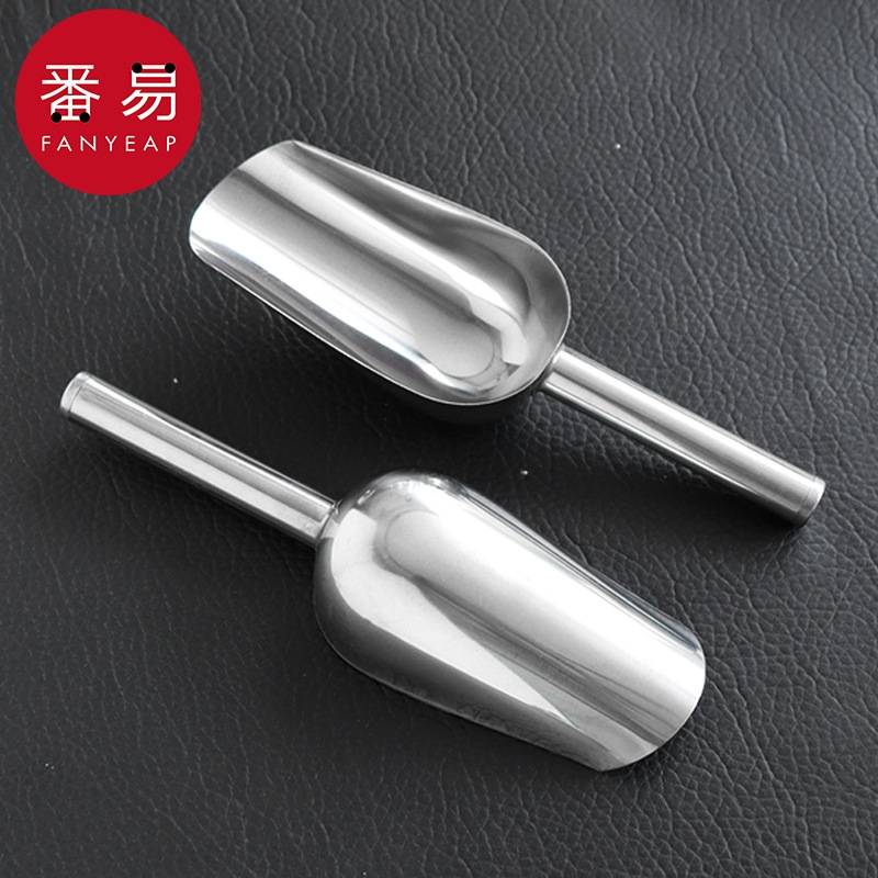 冰铲AA1sl001-不锈钢爆米花瓜子茶叶铲子塑料奶茶店用米铲食品粮