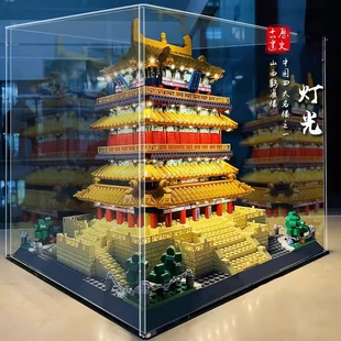 黄鹤楼积木鹳雀楼儿童3d立体拼图滕王阁建筑儿童男孩益智拼装玩具
