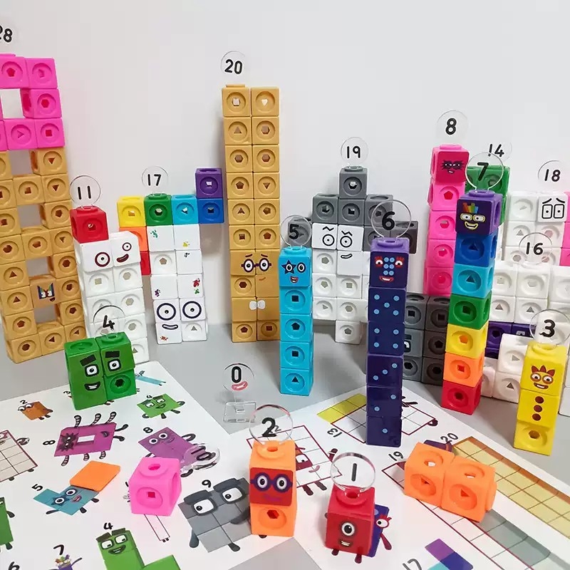 兼容numberblocks动画数字方块积木数字积木启蒙儿童益智玩具礼物