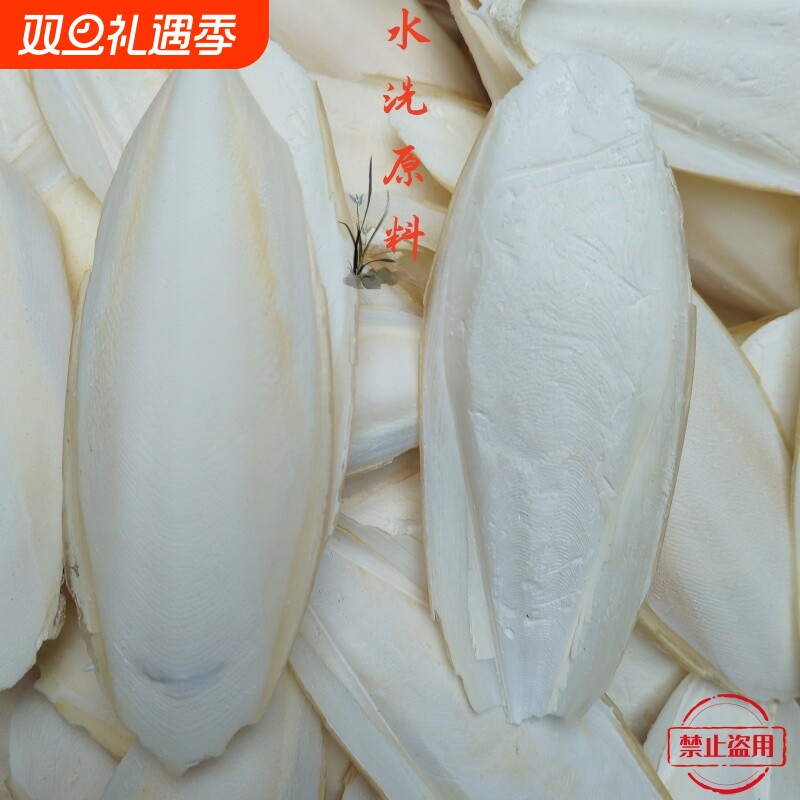 水洗墨鱼骨原料打孔宠物磨牙用鹦鹉鸟类啃咬玩具乌贼骨纯天然新品