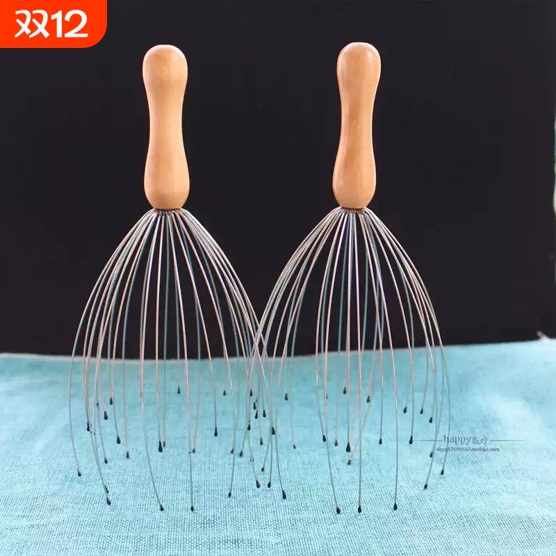 八爪鱼头部按摩爪灵魂提取神器抓头皮器头疗按头挠头抓头五爪28爪