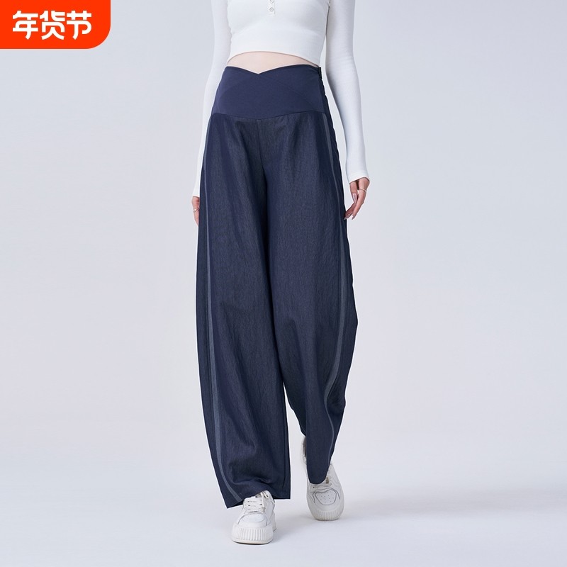 孕妇裤子春秋外穿仿牛仔阔腿裤2026新款低腰小个子直筒香蕉裤春装,孕妇装/孕产妇用品/营养,孕妇休闲裤,淘宝优惠券,粉丝福利购,淘宝优惠卷