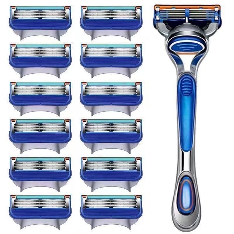 2025新品吉俐锋五层刮胡刀不锈钢5层刀片通用5层男士手动剃须刀