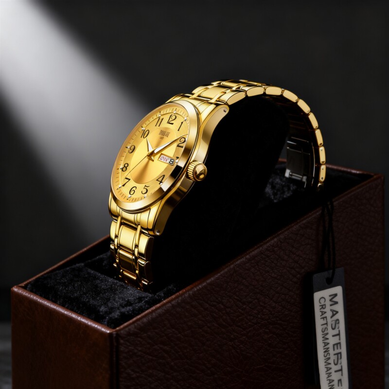 老人手表男士爸爸女款情侣表防水老年人学生石英表男款非机械表礼