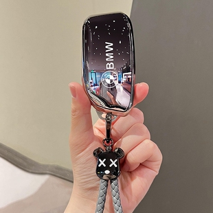 iX1 宝马5系钥匙套X3 530Li车包7系X7新X6扣 i5保护壳525li