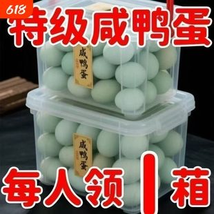 高邮咸鸭蛋新鲜腌制咸鸭蛋高油特产整箱新鲜发货好吃精品批发