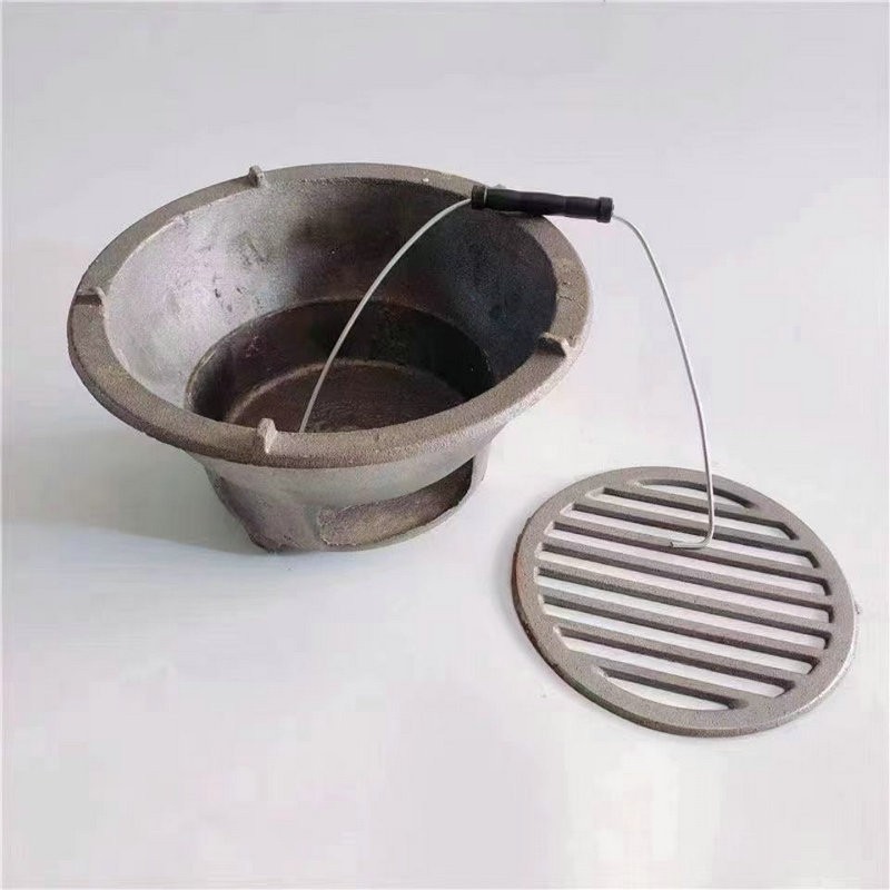 碳炉家用老式炭炉子炭火锅煲汤打边炉铸铁炉小炭炉老式户外烧烤炉