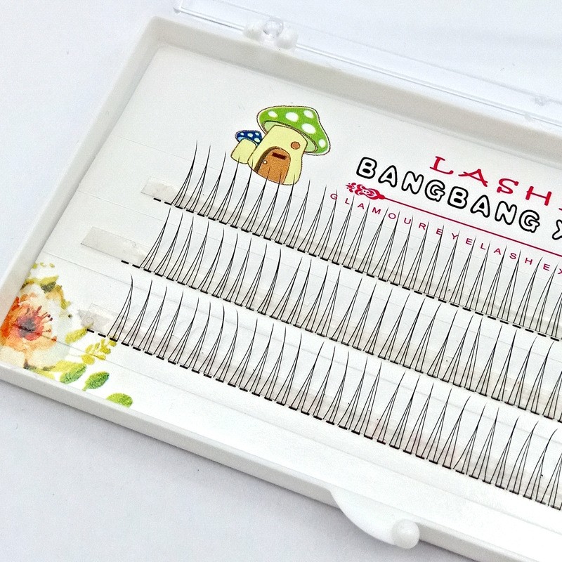 A型嫁接睫毛仙女毛单根自嫁接朵毛 仙子种植假睫毛自然单簇睫毛