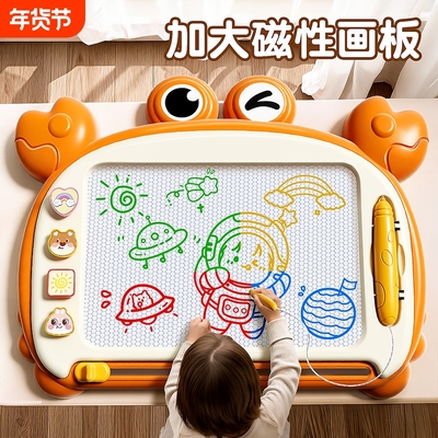 儿童画板宝宝家用婴幼儿磁性力写字板可擦1一2岁涂鸦画画玩具小孩