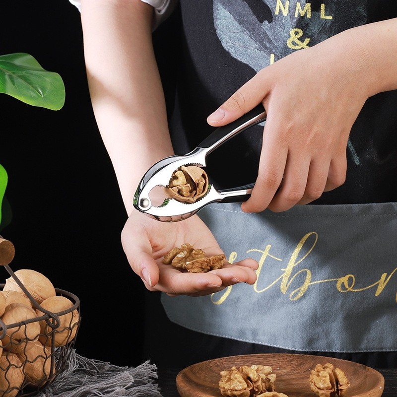 锌合金核桃夹山核桃夹坚果钳子坚果夹蟹钳夹剥壳工具礼品批发
