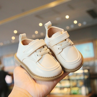 单鞋 新款 透气 英伦男童小皮鞋 春秋软底婴儿鞋 3岁男女宝宝学步鞋