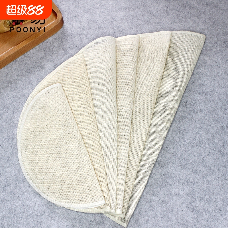 蒸笼布A1pl001-蒸馒头蒸包子点心不粘家用棉纱布笼屉布加厚圆形纸