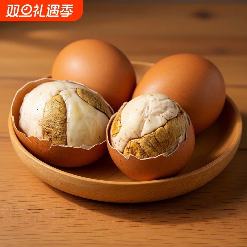 开袋即食香辣活珠子13天新鲜熟鸡蛋胚五香味钢化蛋红白壳随机发货