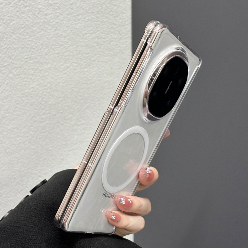 双边保护新款适用华为matex6折叠屏手机壳MateX5典藏版磁吸充电x3中轴铰链全包三星zfold7防摔透明后壳超薄套