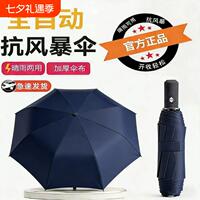 24双龙骨全自动晴雨两用伞