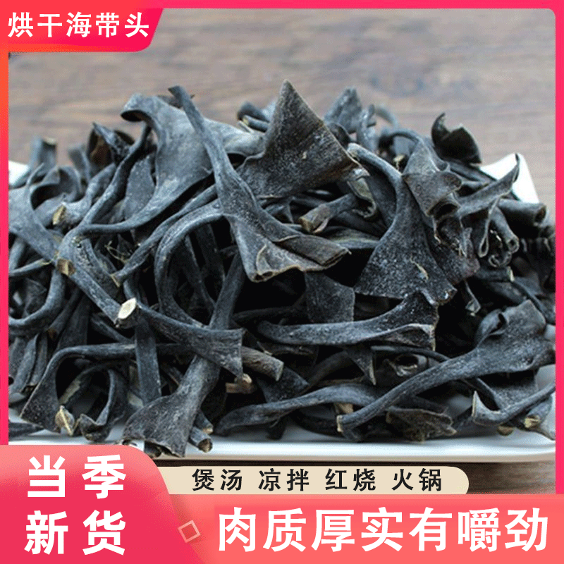 福建霞浦食材日晒干海带头厚海带根高泡发率农产品食用干净海带头