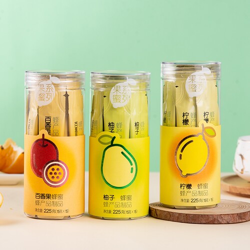 小包装条装果蜜蜂蜜蜂蜜柠檬