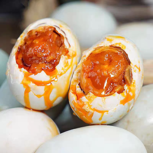 咸鸭蛋正宗流油整箱红树林开袋即食商用批发红心起沙烤海鸭蛋大号