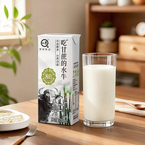 认养吃甘蔗的水牛奶新鲜200ml*3盒水牛奶儿童早餐
