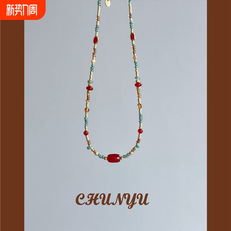 《 新中式》系列敦煌丝绸之路国风小众项链2024年新款复古民族风