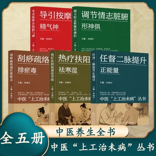 中医上工治未病丛书图文版补足阳气养生书养生全书调节情志脏腑形神俱刮痧疏络通经排瘀毒热疗扶阳温通祛寒湿任督二脉提升正能量