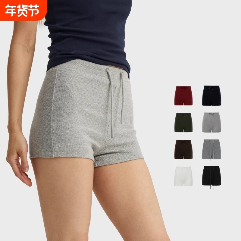 骑行超短裤夏季休闲裤子女运动薄款美式紧身弹力热裤健身瑜伽短裤,运动服/休闲服装,运动中长裤／短裤,淘宝优惠券,粉丝福利购,淘宝优惠卷