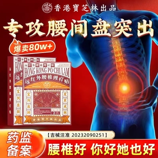 宝芝林腰椎理疗贴腰肌劳损坐骨神经痛腰间盘突出专用贴膏远红外