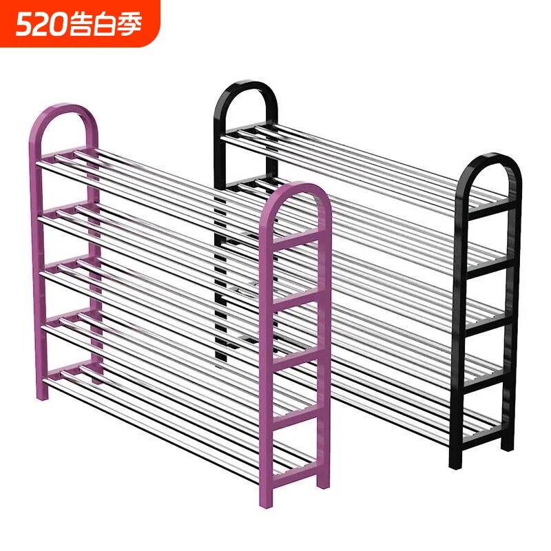 门口简易架子鞋架家用收纳学生宿舍耐用多层出租屋加厚收纳神器