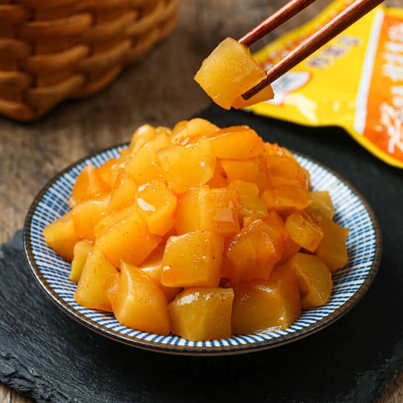 茗天府榨菜芯去皮脆嫩爽口开味菜下饭菜佐粥咸菜四川腌菜