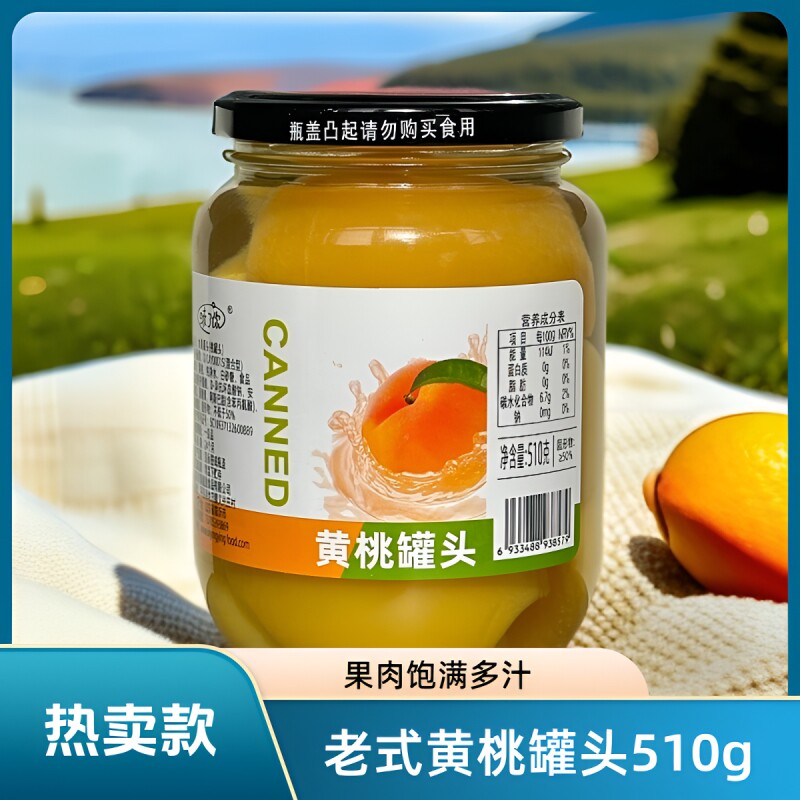 味了你黄桃罐头510g当季制作沂蒙山老式水果罐头橘子罐装什锦雪梨