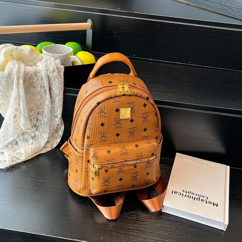 旅行双肩包2025新款时尚大学生背包大容量ins书包斜挎包手提单