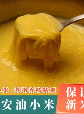 黄小米5斤新米农家粥米油五谷杂粮粥煮粥粮食现磨现发食用真空