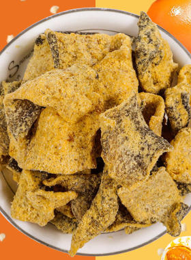 咸蛋黄鳕鱼皮孕妇无糖鱼干海鲜香辣鱼皮零食香脆香酥原味鱼骨好吃
