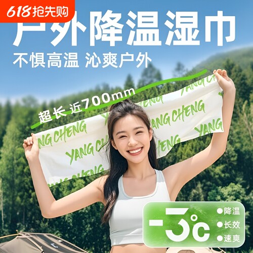 【全网爆款】夏季户外擦汗巾湿巾