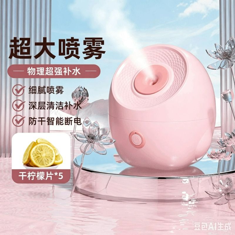 纳米冷热双喷蒸脸器蒸脸仪家用热喷补水喷雾机毛孔蒸汽脸部美容院