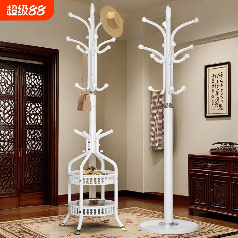 简约衣帽架落地卧室挂衣架网红立式衣服架子客厅挂包架家用晾衣架