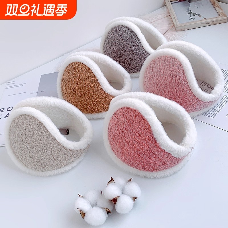 护耳套耳朵套耳包冬天可爱毛绒耳罩冬季后戴式保暖耳捂加厚骑车