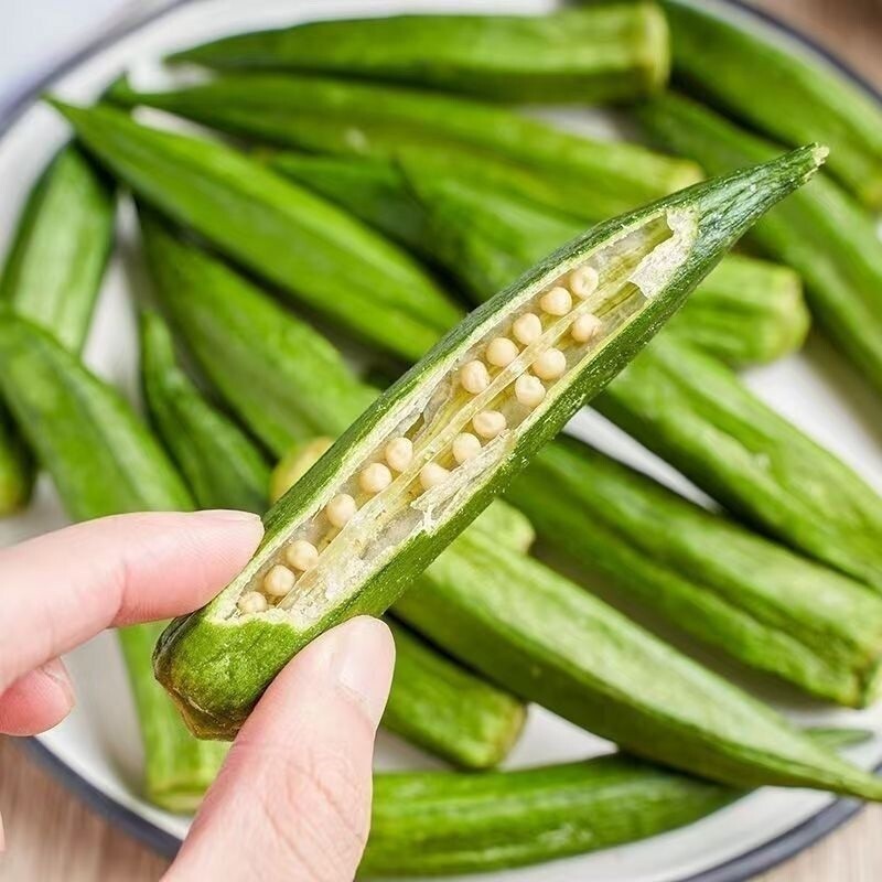 水果秋葵种子秋葵农家种植新鲜时令蔬菜包邮可生吃的奶油秋葵