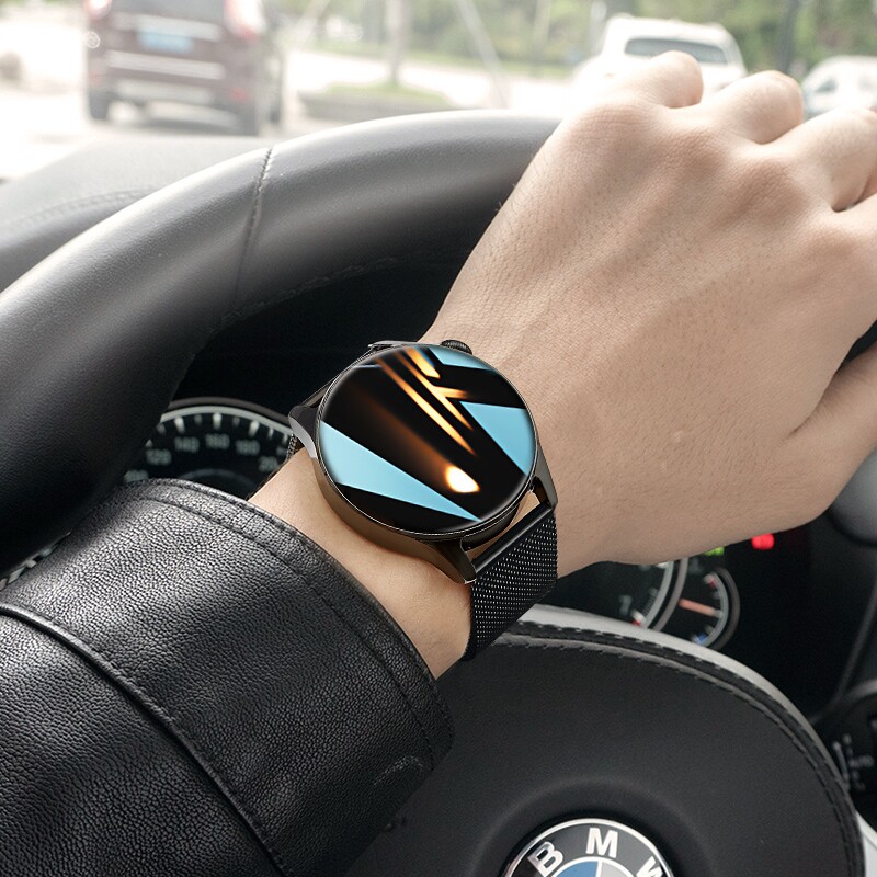 2025新款智能手表男士运动手环测血压心率防水计步蓝牙音乐