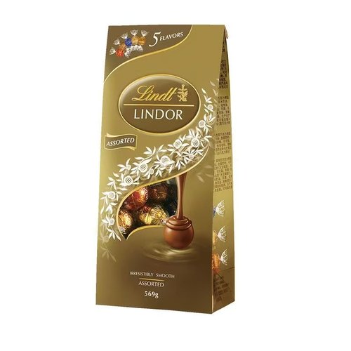 Lindt/瑞士莲进口巧克力软心精选牛奶巧克力569g