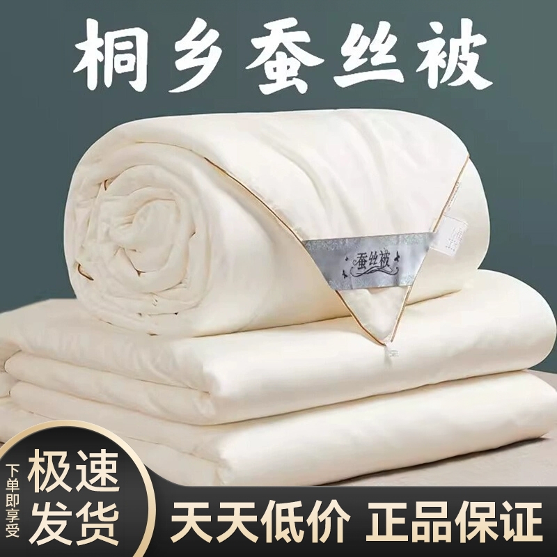 桐乡蚕丝被桑蚕丝夏凉被空调被学生被子被芯冬被子母纯手工春秋被