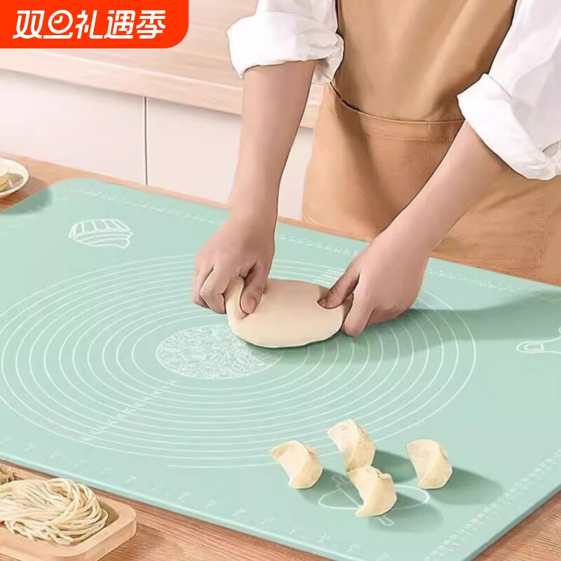 硅胶揉面垫加厚擀面垫子家用厨房和面垫塑料烘焙案板面板硅胶垫