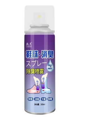 驰天鞋袜除臭喷雾除味剂速干防臭持久清香260ml*1瓶/2瓶/3瓶