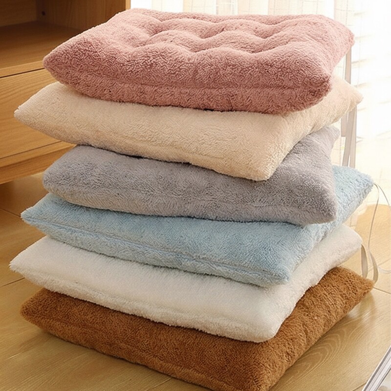 加厚久坐坐垫秋冬毛绒办公室座垫餐椅子屁股垫子凳子沙发靠垫柔软