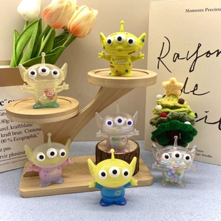 三眼仔潮玩盲盒比萨星球之旅系列潮流玩具总动员儿童礼物车载摆件