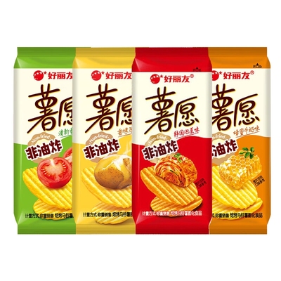 好丽友薯愿薯片小包装35.8g*4包