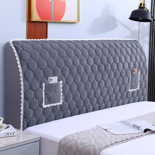 床头罩夹棉加厚全包床头套平顶床头软包床头高档通用靠背防尘套罩