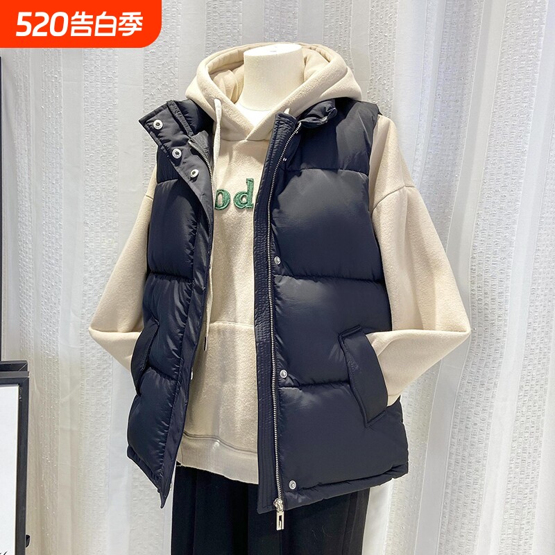 加绒棉马甲女士2024秋冬季新款中年妈妈装百搭外套外穿背心马夹