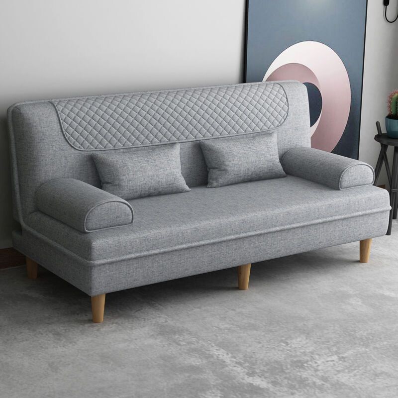 a沙发床两用可折叠多功能双三人小户型客厅出租房懒人乳胶布艺沙